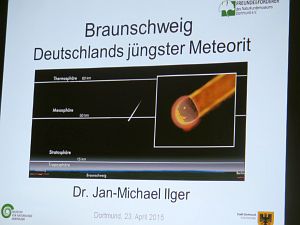 Der Schweif des Meteors