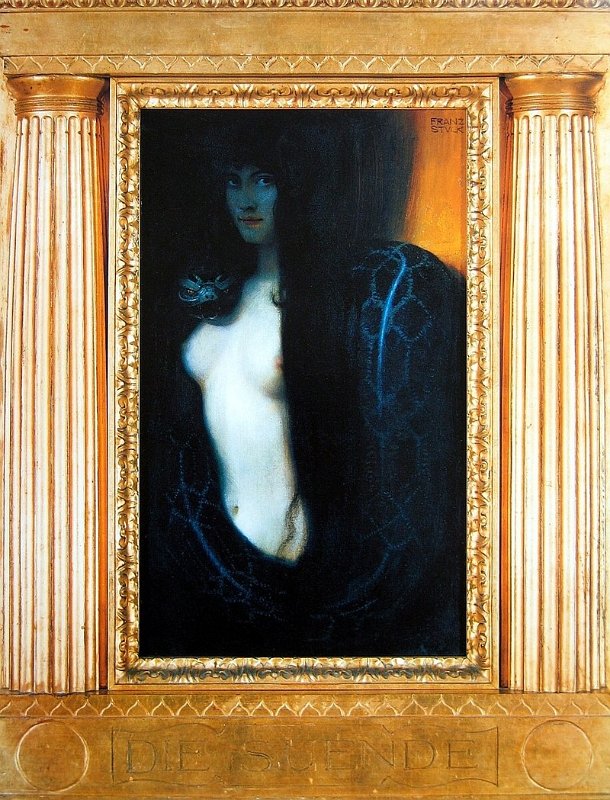 Franz von Stuck, Die Sünde, 1893, Neue Pinakothek, München